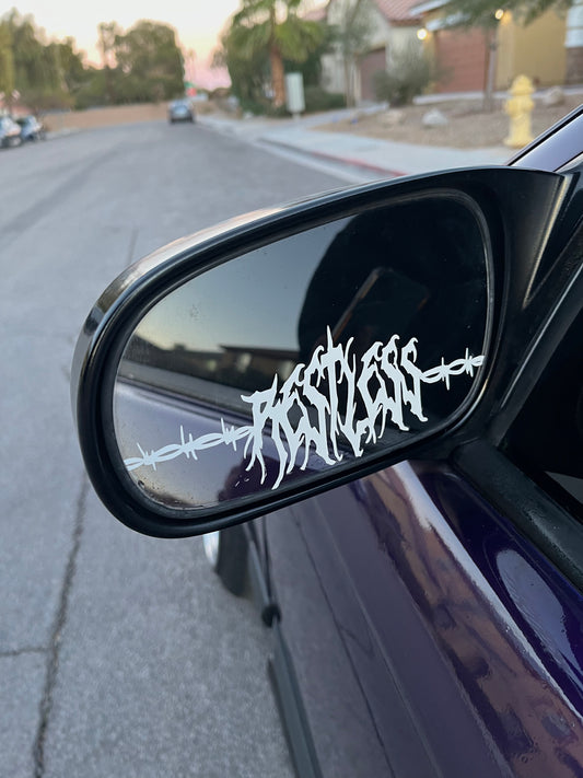 WIRE MIRROR DECAL